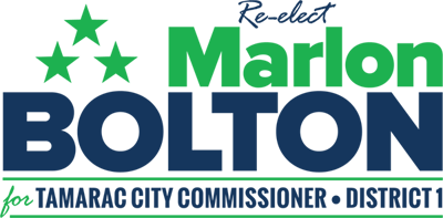 Re-elect Commissioner Marlon Bolton Logo