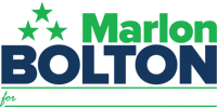 Re-elect Commissioner Marlon Bolton Logo